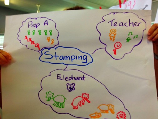 Stamping poster